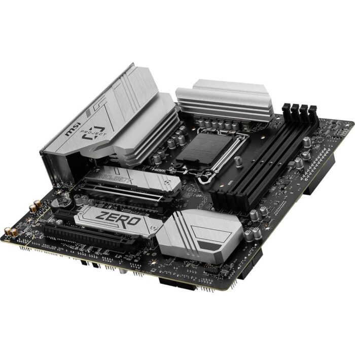 MSI B760M Project Zero DDR5 Gaming Motherboard with Wi-Fi 6E and PCIe 5.0