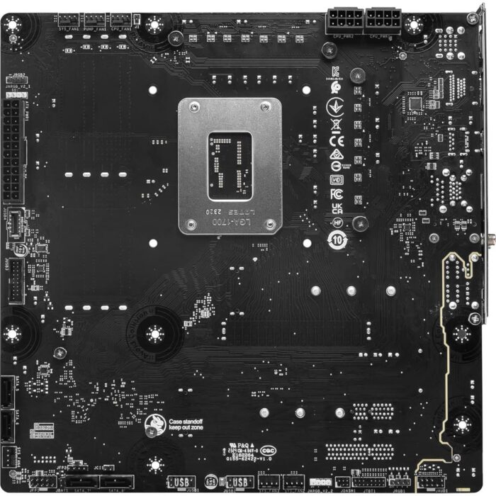 MSI B760M Project Zero DDR5 Gaming Motherboard with Wi-Fi 6E and PCIe 5.0