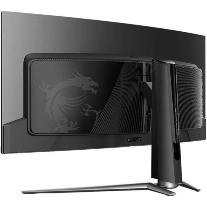 MSI MPG 341CQPX QD-OLED 34-inch 240Hz Curved Gaming Monitor front and side view