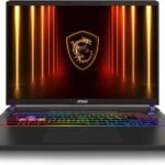 MSI Vector 16 HX AI A2XWHG-061US Intel Core Ultra 7 16GB D5 512GB 16″ FHD IPS 144Hz Display NVIDIA GeForce RTX 5070Ti 12GB Graphics Backlit KB Win11 Home Cosmo Gray Gaming Laptop