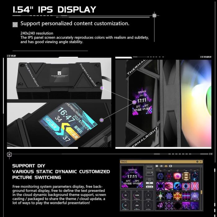 Thermalright Assassin Spirit 120 Vision Black ARGB CPU air cooler