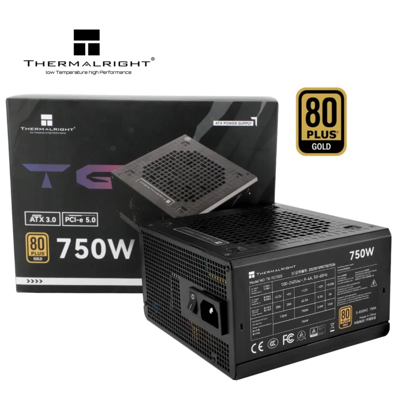 Thermalright TG-750S 750W 80 Plus Gold modular power supply for desktop PCs