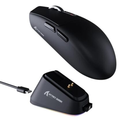 Attack Shark G3PRO Tri-mode Wireless Gaming Mouse with 26K DPI and RGB lighting