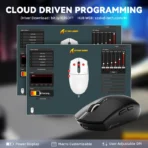ATTACK SHARK G3PRO Tri-mode Wireless Gaming Mouse [Black] - Image 6