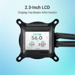 Asus Prime LC 360 ARGB LCD All-in-one CPU Liquid Cooler with Display