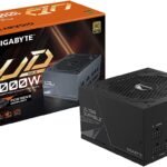 GIGABYTE GP-UD1000GM PG5 Rev2.0 - PCIe5.0 Ready - ATX3.0 - 1000W 80 Plus Gold Certified - Fully Modular Power Supply