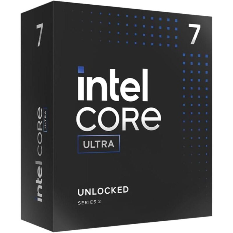 Intel Core Ultra 7 265K Processor - Front View Box Packaging