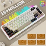 Attack Shark X66 60% Mechanical Keyboard - Cheese White - Image 5