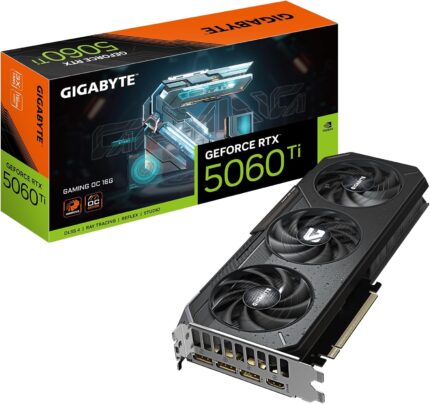 GIGABYTE GeForce RTX 5060 Ti Gaming OC 16G Graphics Card Front View