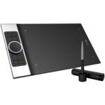 XP‑Pen Deco Pro MW wireless graphics tablet with dual dial wheels and stylus