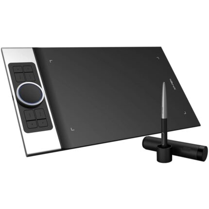 XP‑Pen Deco Pro MW wireless graphics tablet with dual dial wheels and stylus