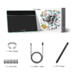 XP‑Pen Deco Mini7 V2 graphics tablet with stylus