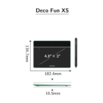 XP-Pen Deco Fun XS Graphics Tablet – Compact Digital Drawing Pad