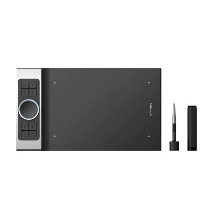 XP‑Pen Deco Pro Small graphics tablet with stylus and dual wheel controls