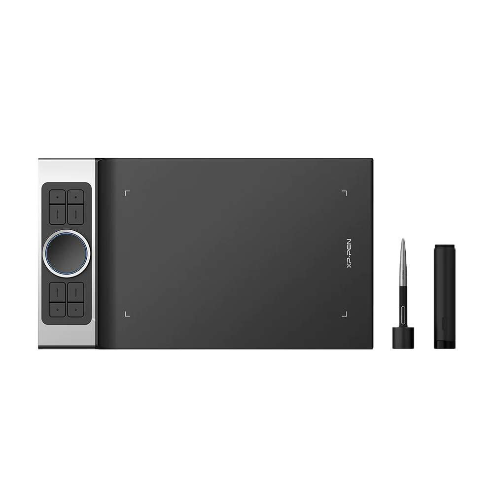 XP-Pen-Deco-Pro-Small-AMIRTRADERS.COM.1 XP‑Pen Deco Pro Medium graphics tablet with dual dial wheels and stylus