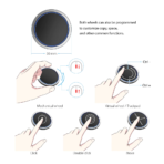 XP‑Pen Deco Pro Medium graphics tablet with dual dial wheels and stylus