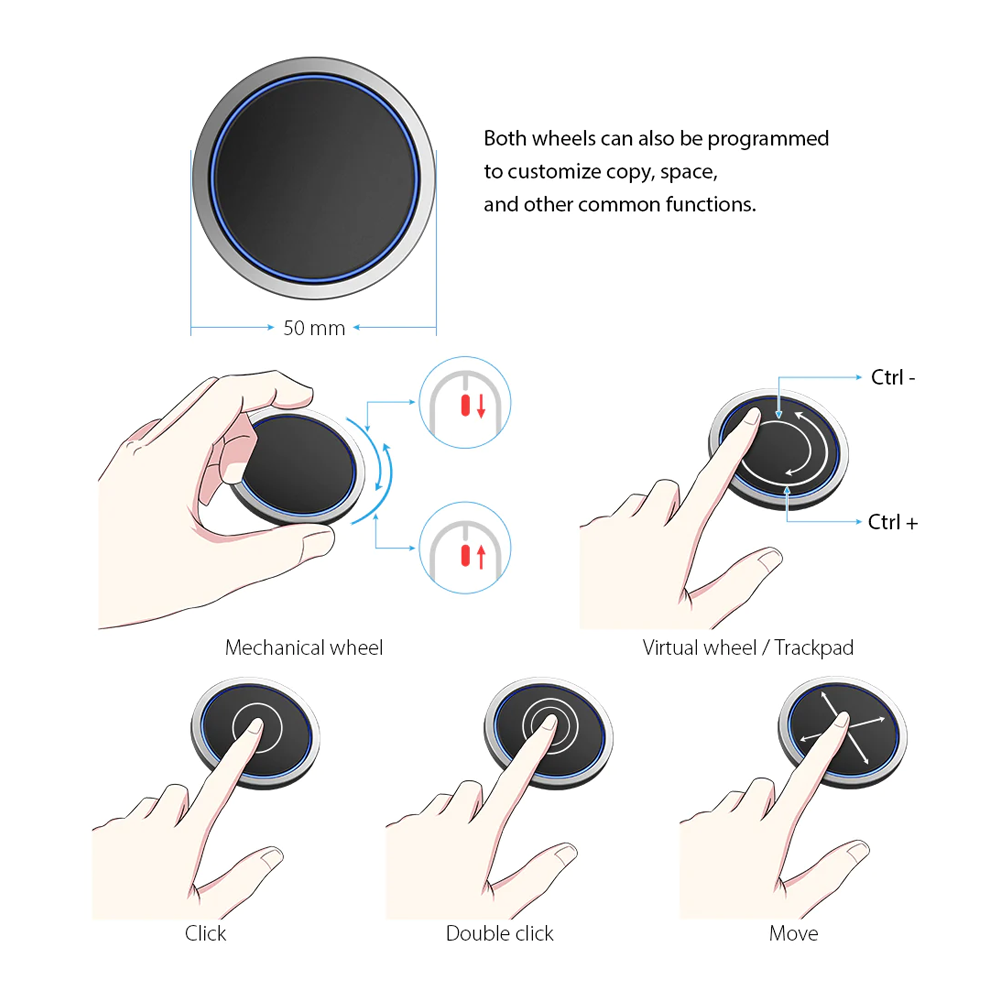 XP-Pen-Deco-Pro-Small-AMIRTRADERS.COM.3 XP‑Pen Deco Pro Medium graphics tablet with dual dial wheels and stylus