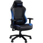 AndaSeat Luna Large Gaming Chair – Black/Blue Recliner Seat AD18-48-BS-PV