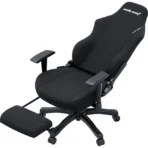 Anda Seat Luna Pro Large Gaming Chair with Footrest in Black Fabric