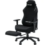 Anda Seat Luna Pro Large Gaming Chair with Footrest in Black Fabric