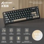 Attack Shark X66 Wireless Gaming Keyboard – Starry Black