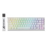ATTACK SHARK X68 HE Rapid Trigger Keyboard Magnetic Switch – White Contours