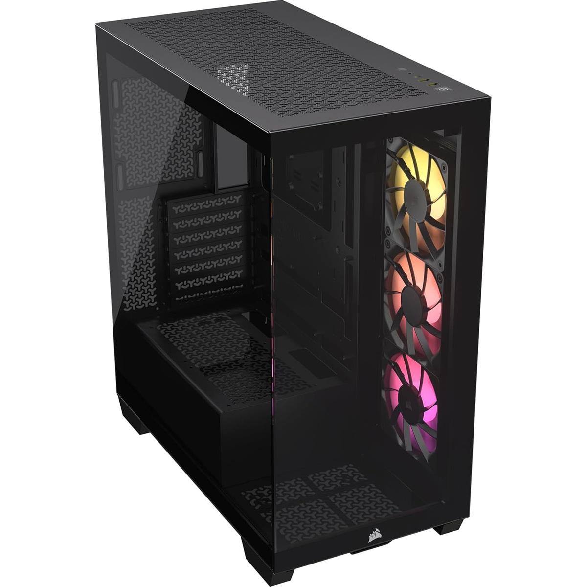 corsair-3500x-argb-black-casing-price-in-pakistan-amirtraders.com.1 Corsair 3500X ARGB Mid-Tower ATX PC Case – Front and Side View