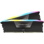 Corsair Vengeance RGB DDR5 64GB 6400MHz C32 Memory Kit Black
