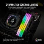 Corsair Vengeance RGB DDR5 64GB 6400MHz C32 Memory Kit Black