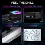 Gigabyte Aorus RTX 5080 Master 16G Graphics Card Front and Side View