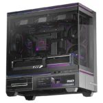Thermalright TL‑M10 Vision LCD Screen Mid‑Tower Micro‑ATX Gaming Case With 4Fans – Black