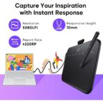 XP-Pen Deco 640 Drawing Tablet with Stylus – Black