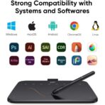 XP-Pen Deco 640 Drawing Tablet with Stylus – Black