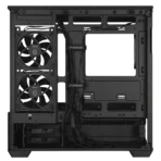 Asus Prime AP202 ARGB mATX PC Case – Black with curved tempered glass and ARGB fans