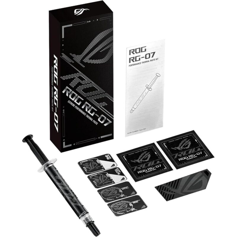 Asus ROG RG-07 Performance Thermal Paste Kit with applicator and cleaning pads