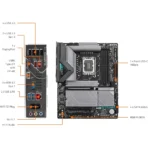 Gigabyte Z890 Eagle Wifi7 LGA 1851 Motherboard – Top View