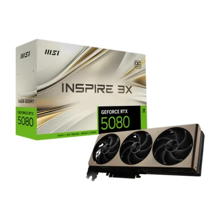 MSI Gaming GeForce RTX 5080 16G INSPIRE 3X OC Graphics Card