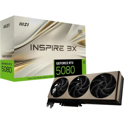 MSI Gaming GeForce RTX 5080 16G INSPIRE 3X OC Graphics Card