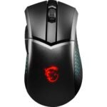 MSI Clutch GM51 Lightweight Wireless Gaming Mouse & Charging Dock – 26K DPI, RGB, 150Hr Battery