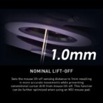 MSI Clutch GM51 Wireless Gaming Mouse & Charging Dock 26K DPI RGB 150Hr Battery