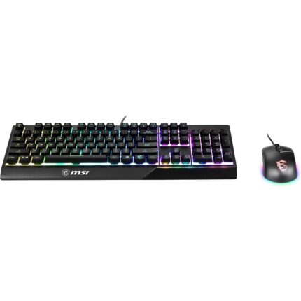 MSI Vigor GK30 RGB Gaming Keyboard and Mouse Combo with RGB lighting