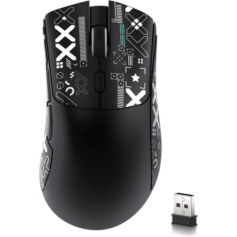 Attack Shark R1 Wireless Gaming Mouse Tri-Mode 18K DPI Lightweight Black
