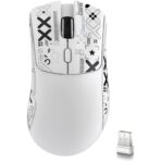 Attack Shark R1 Wireless Gaming Mouse White Tri-Mode 18K DPI Lightweight