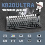 Attack Shark X820 Ultra Wireless Mechanical Keyboard with TFT Display and RGB