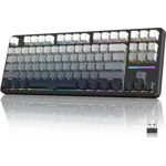 Attack Shark X87 Wireless Mechanical Keyboard Moon Night with RGB and Gasket Mount