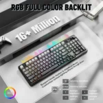 Attack Shark X98 Pro Wireless Mechanical Keyboard – Tri-Mode, Smart Display, RGB, 102 Keys (Gradient Black)