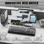 Attack Shark X98 Pro Wireless Mechanical Keyboard Gradient Black with Smart Display and RGB