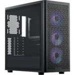 Cooler Master Elite 502 ATX High Airflow Minimalist PC Case – Black