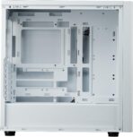 Cooler Master Elite 502 White ATX high airflow PC case with tempered glass