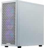 Cooler Master Elite 502 White ATX high airflow PC case with tempered glass
